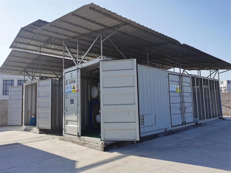 Containerisierte Wasserstoffanlage